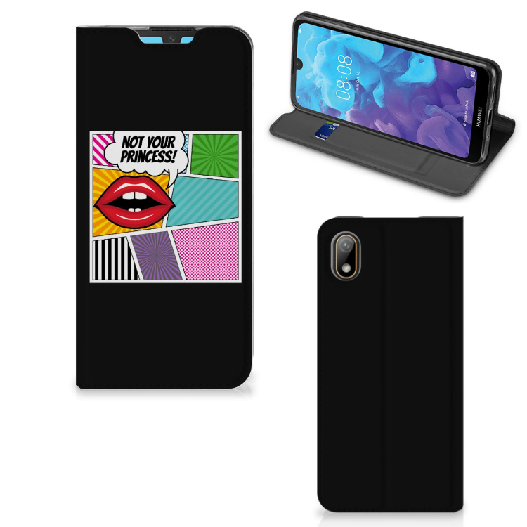 Huawei Y5 (2019) Hippe Standcase Popart Princess
