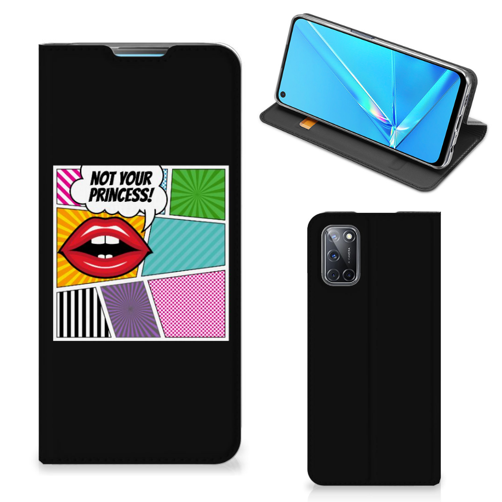 OPPO A52 | A72 Hippe Standcase Popart Princess