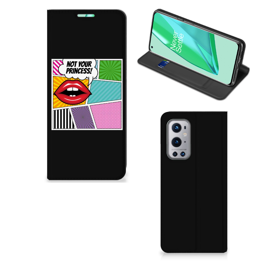 OnePlus 9 Pro Hippe Standcase Popart Princess