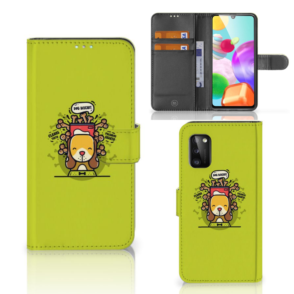 Samsung Galaxy A41 Leuk Hoesje Doggy Biscuit