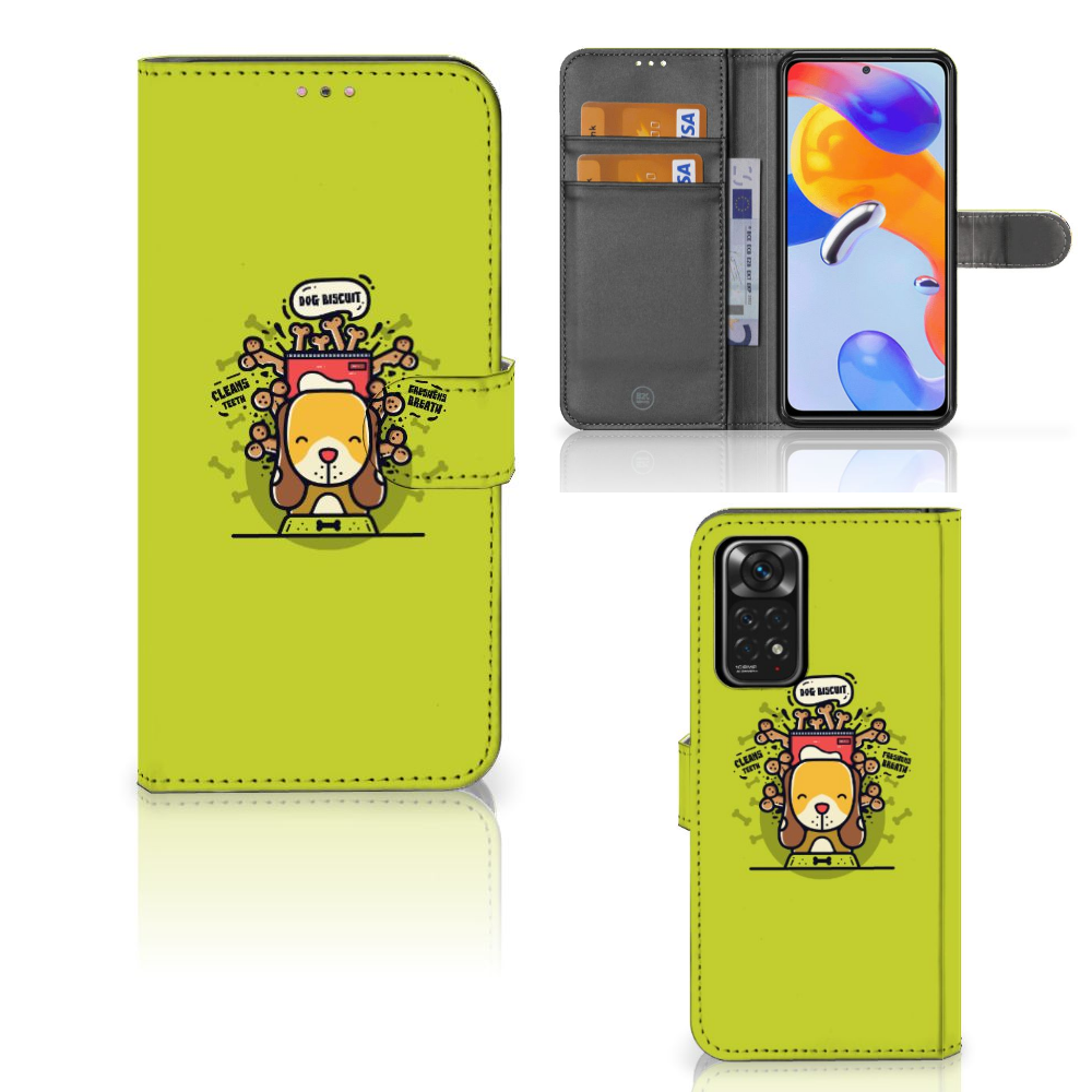 Xiaomi Redmi Note 11 Pro 5G/4G Leuk Hoesje Doggy Biscuit