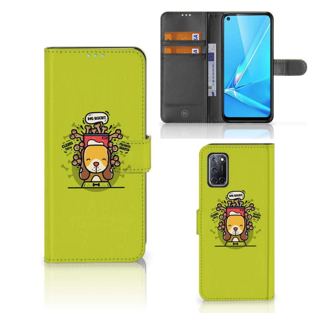 OPPO A72 | OPPO A52 Leuk Hoesje Doggy Biscuit