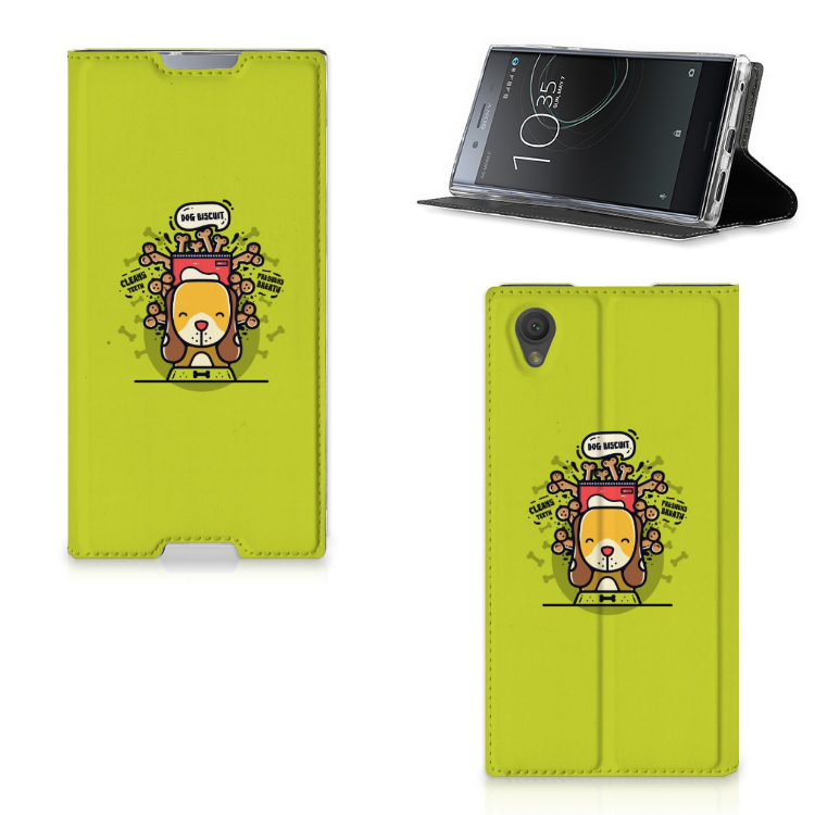 Sony Xperia L1 Standcase Hoesje Design Doggy Biscuit