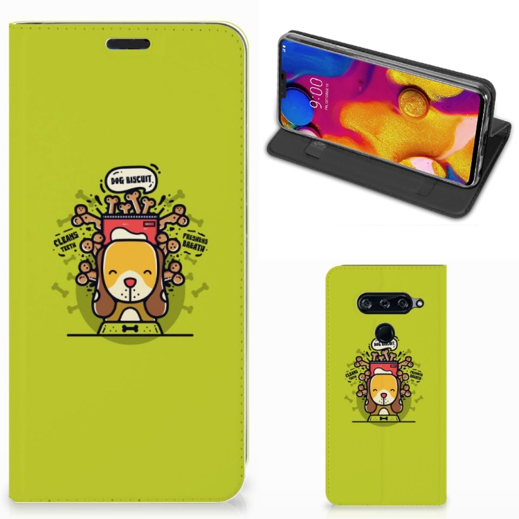 LG V40 Thinq Magnet Case Doggy Biscuit