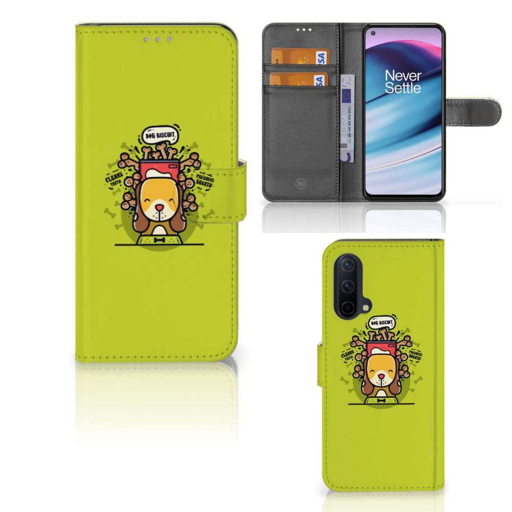 OnePlus Nord CE 5G Leuk Hoesje Doggy Biscuit