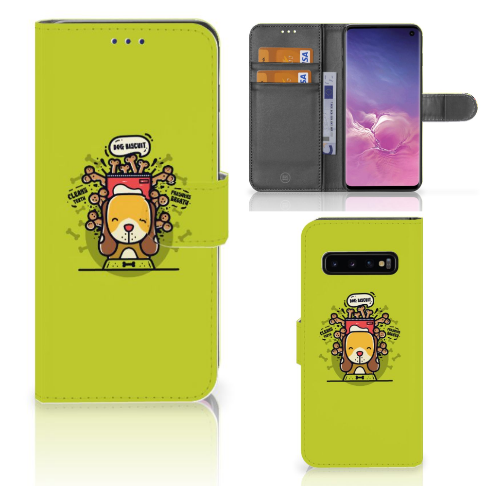 Samsung Galaxy S10 Leuk Hoesje Doggy Biscuit