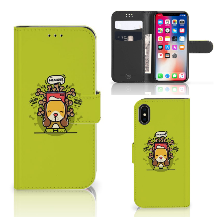 Apple iPhone X | Xs Leuk Hoesje Doggy Biscuit