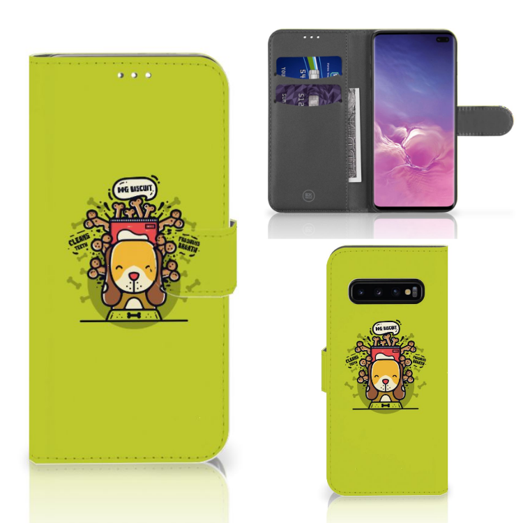 Samsung Galaxy S10 Plus Leuk Hoesje Doggy Biscuit
