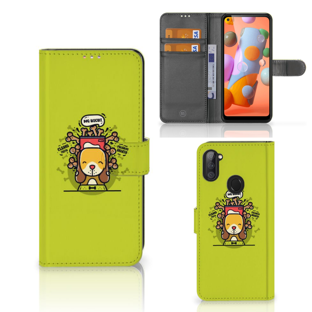 Samsung Galaxy M11 | A11 Leuk Hoesje Doggy Biscuit