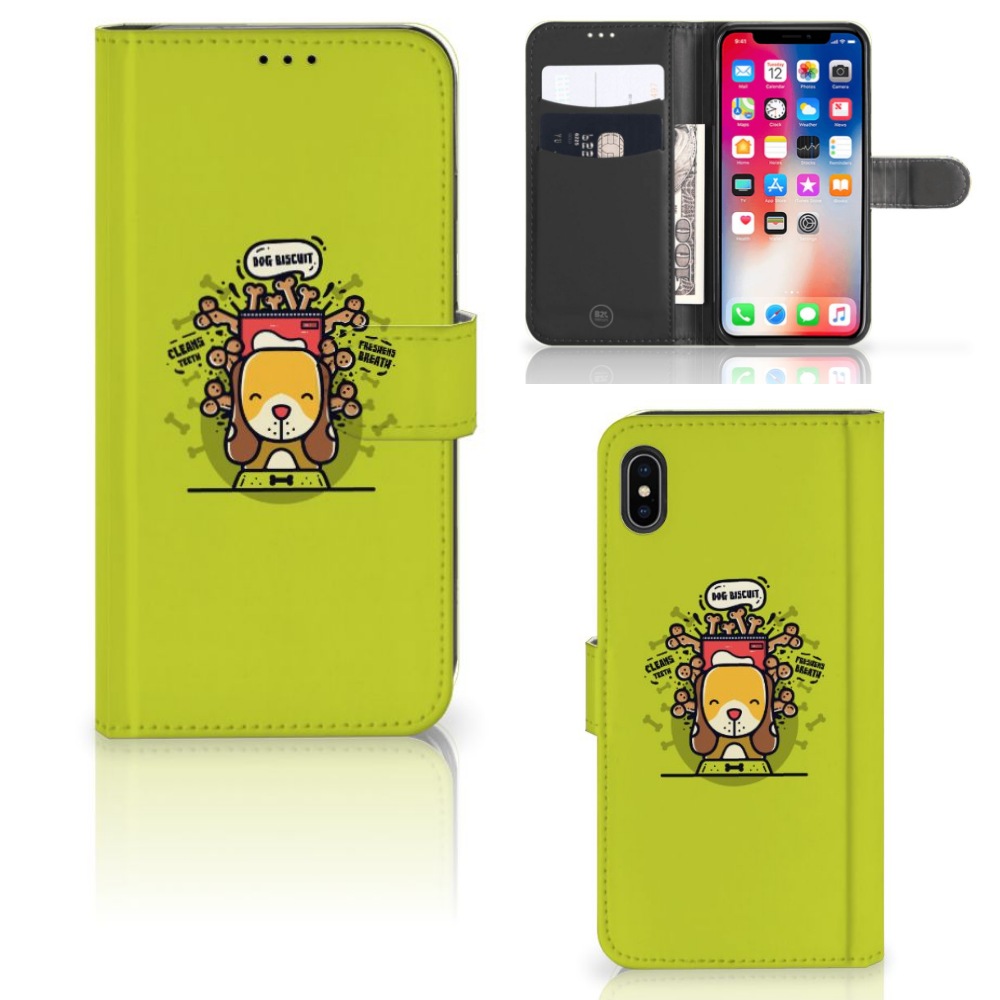 Apple iPhone Xs Max Leuk Hoesje Doggy Biscuit
