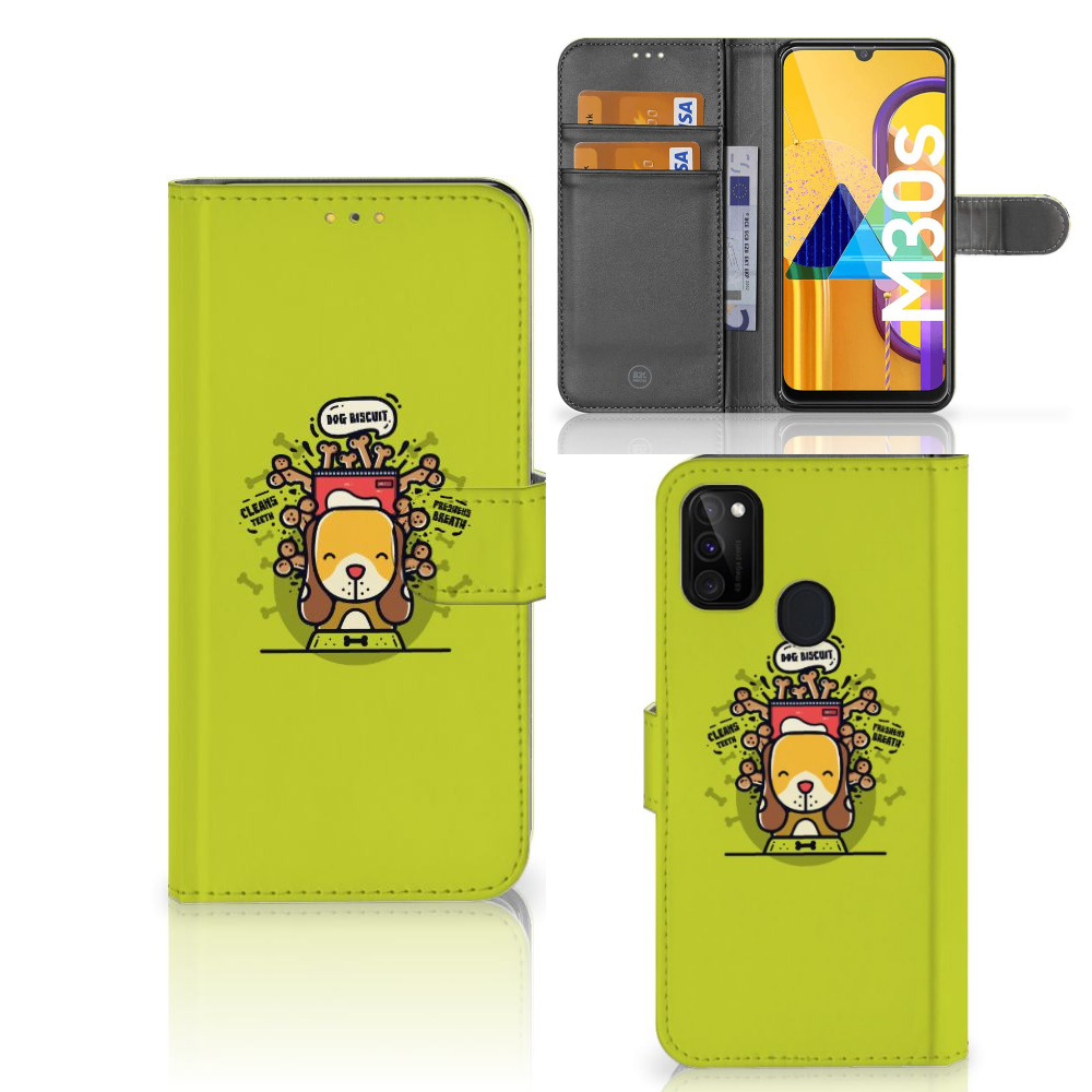 Samsung Galaxy M21 | M30s Leuk Hoesje Doggy Biscuit