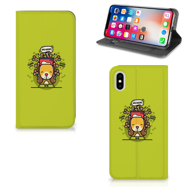 Apple iPhone Xs Max Magnet Case Doggy Biscuit