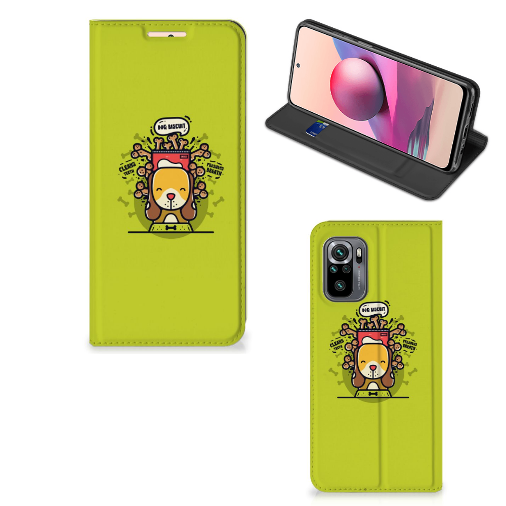 Xiaomi Redmi Note 10 4G | 10S | Poco M5s Magnet Case Doggy Biscuit