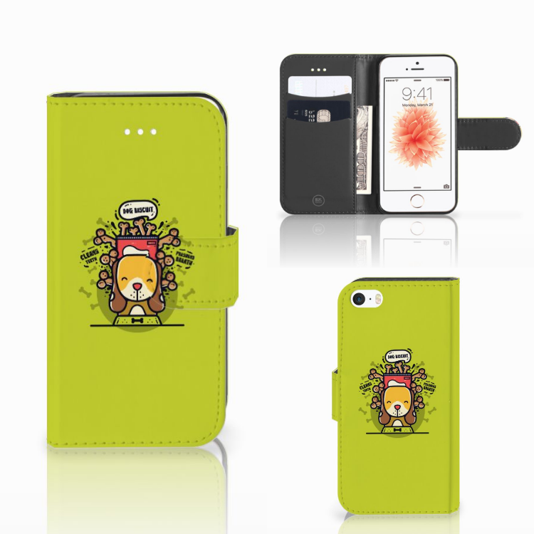 Apple iPhone 5 | 5s | SE Leuk Hoesje Doggy Biscuit