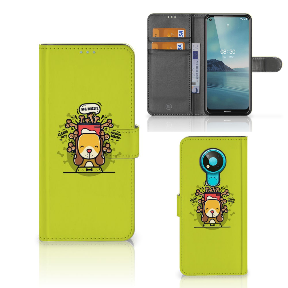Nokia 3.4 Leuk Hoesje Doggy Biscuit
