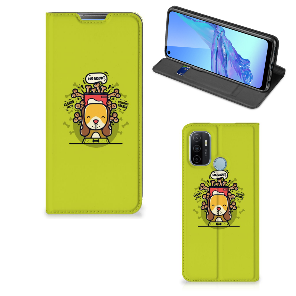 OPPO A53 | A53s Magnet Case Doggy Biscuit