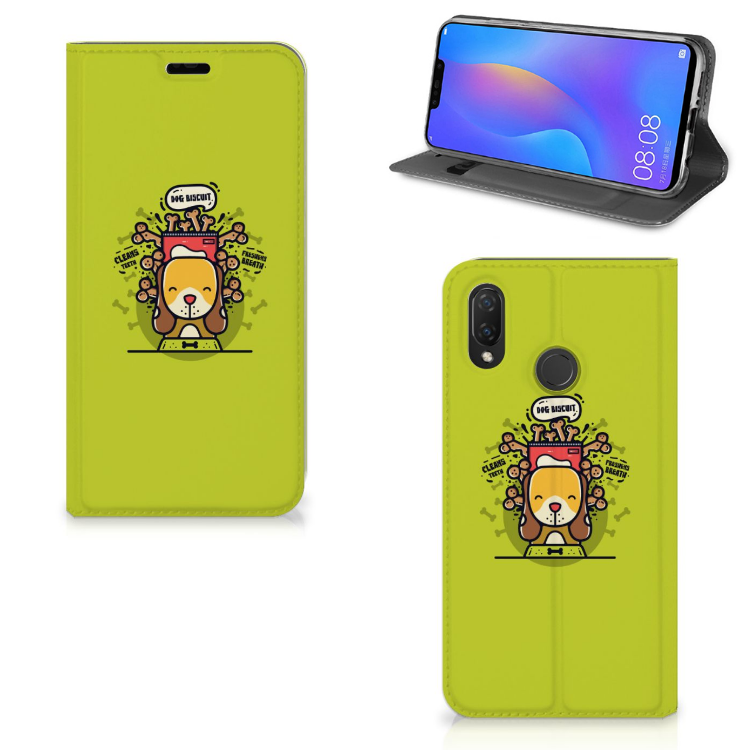 Huawei P Smart Plus Magnet Case Doggy Biscuit