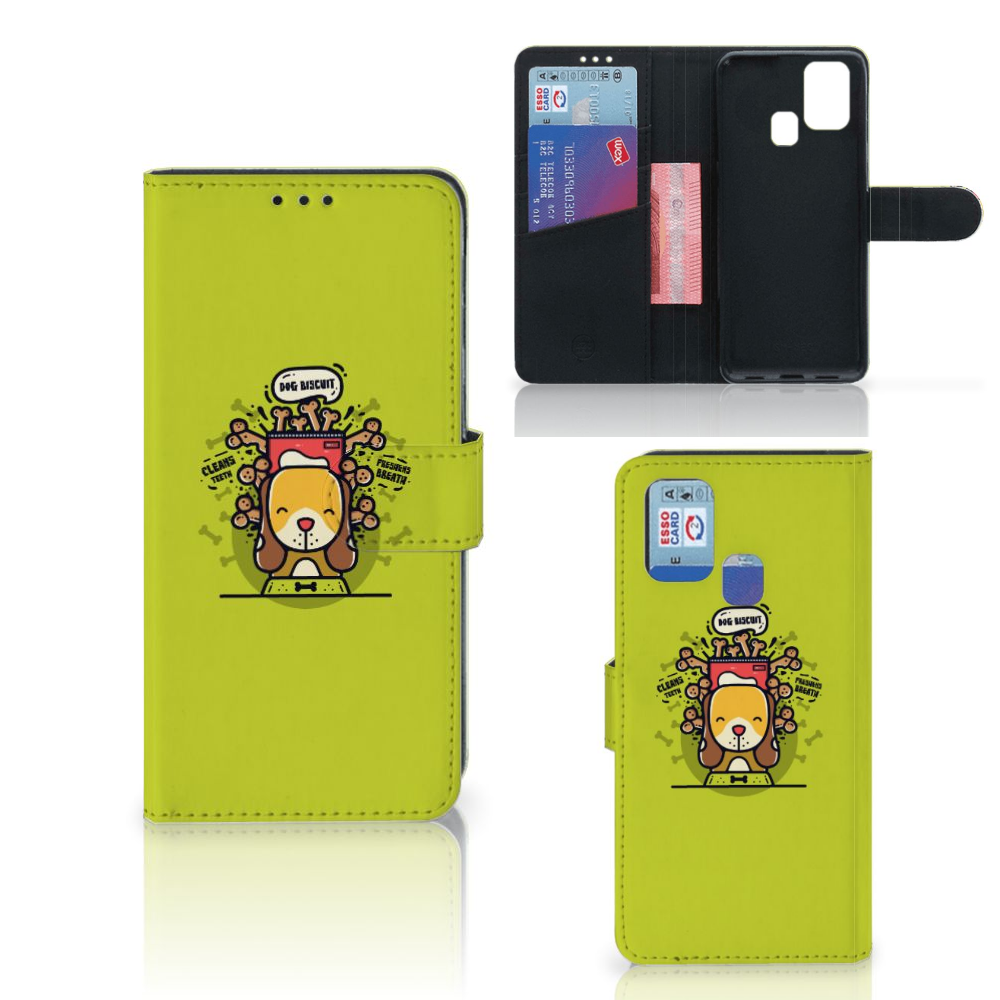 Samsung Galaxy M31 Leuk Hoesje Doggy Biscuit