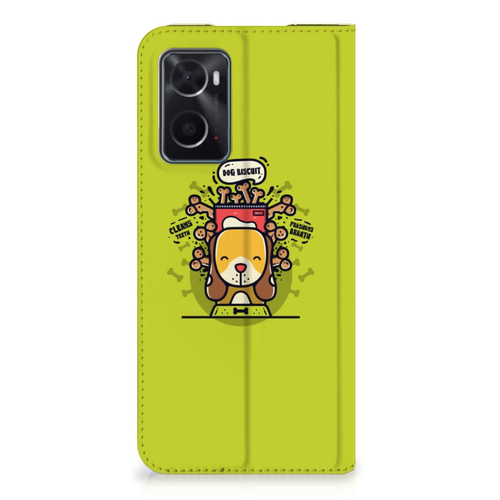OPPO A96 | A76 Magnet Case Doggy Biscuit