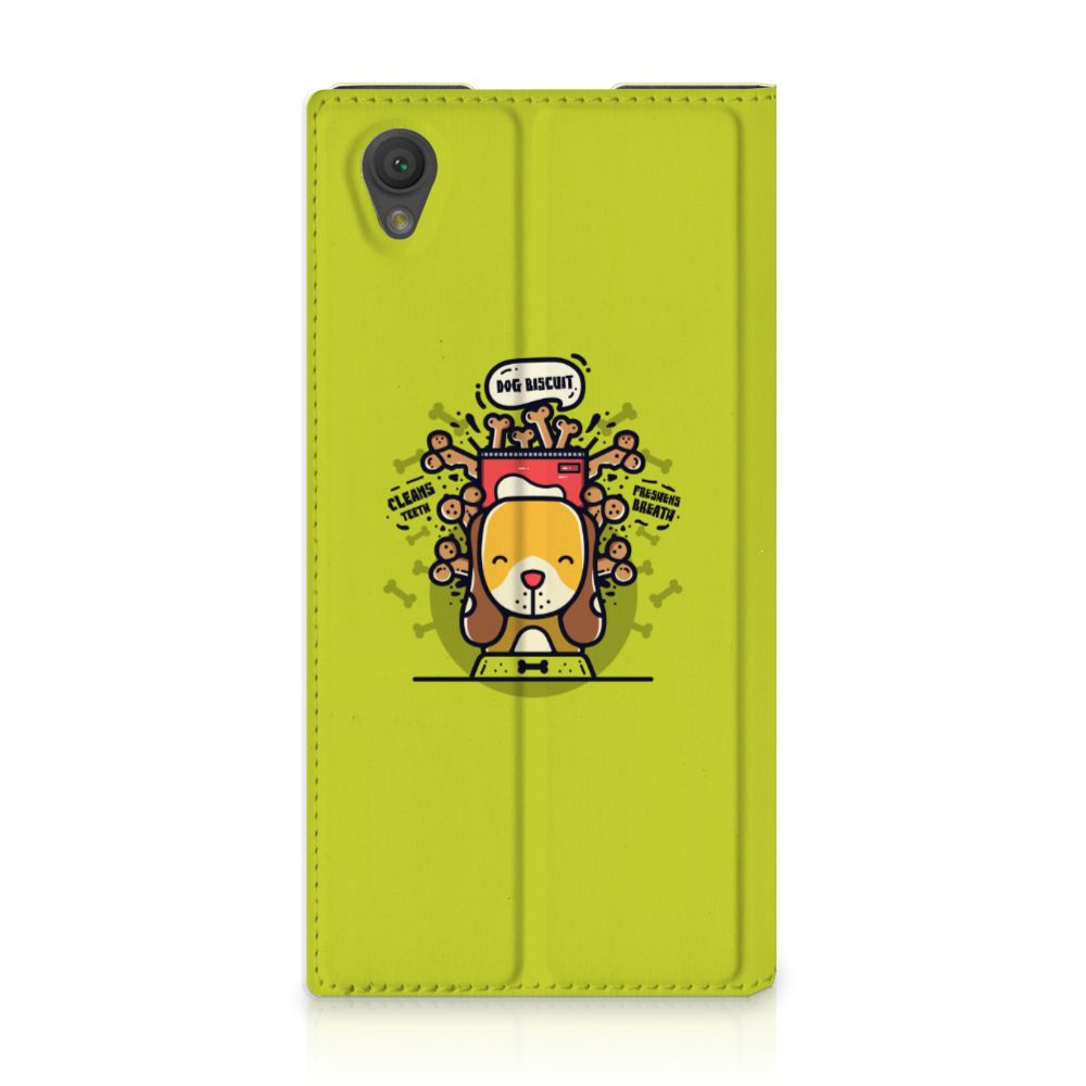 Sony Xperia L1 Magnet Case Doggy Biscuit