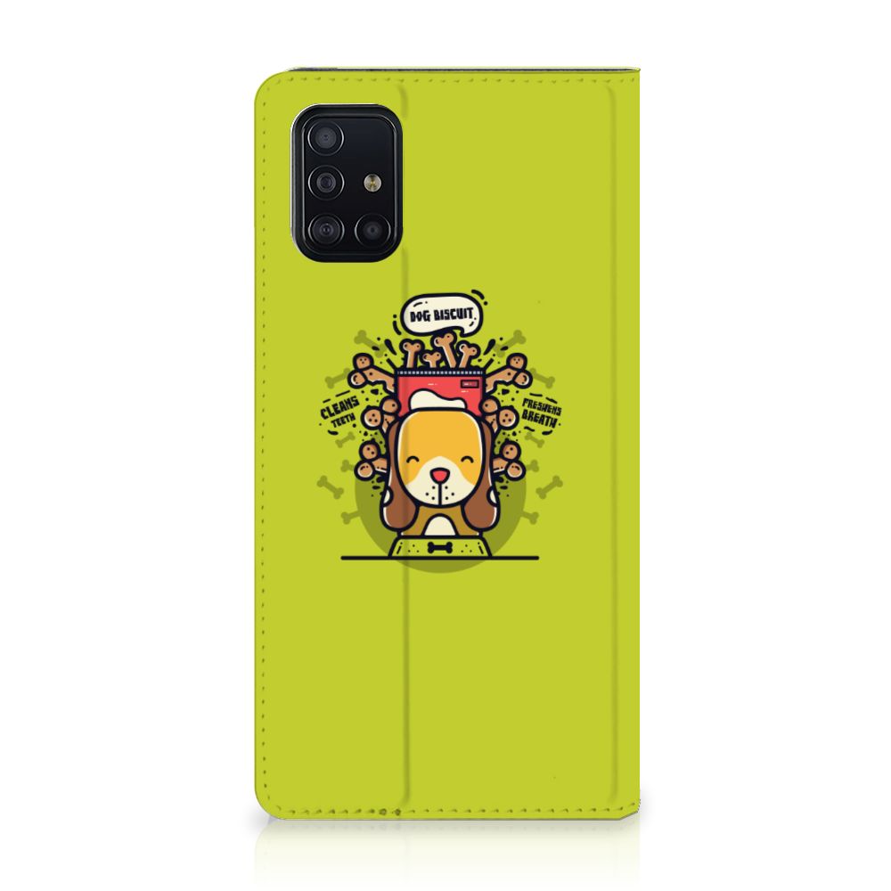 Samsung Galaxy A51 Magnet Case Doggy Biscuit