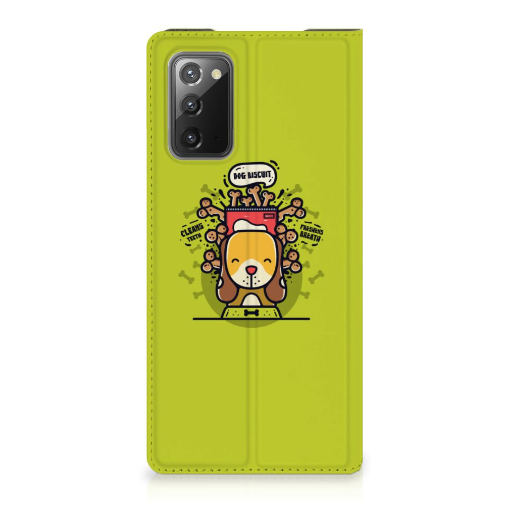 Samsung Galaxy Note20 Magnet Case Doggy Biscuit