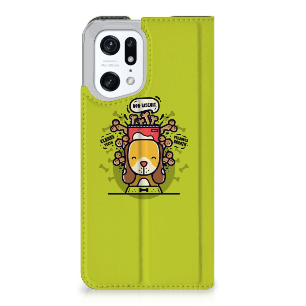OPPO Find X5 Pro Magnet Case Doggy Biscuit