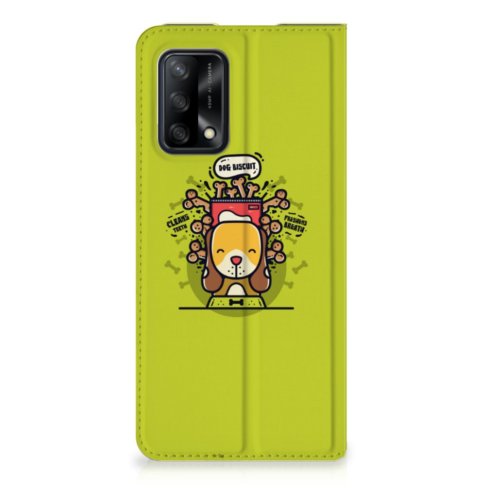 OPPO A74 4G Magnet Case Doggy Biscuit