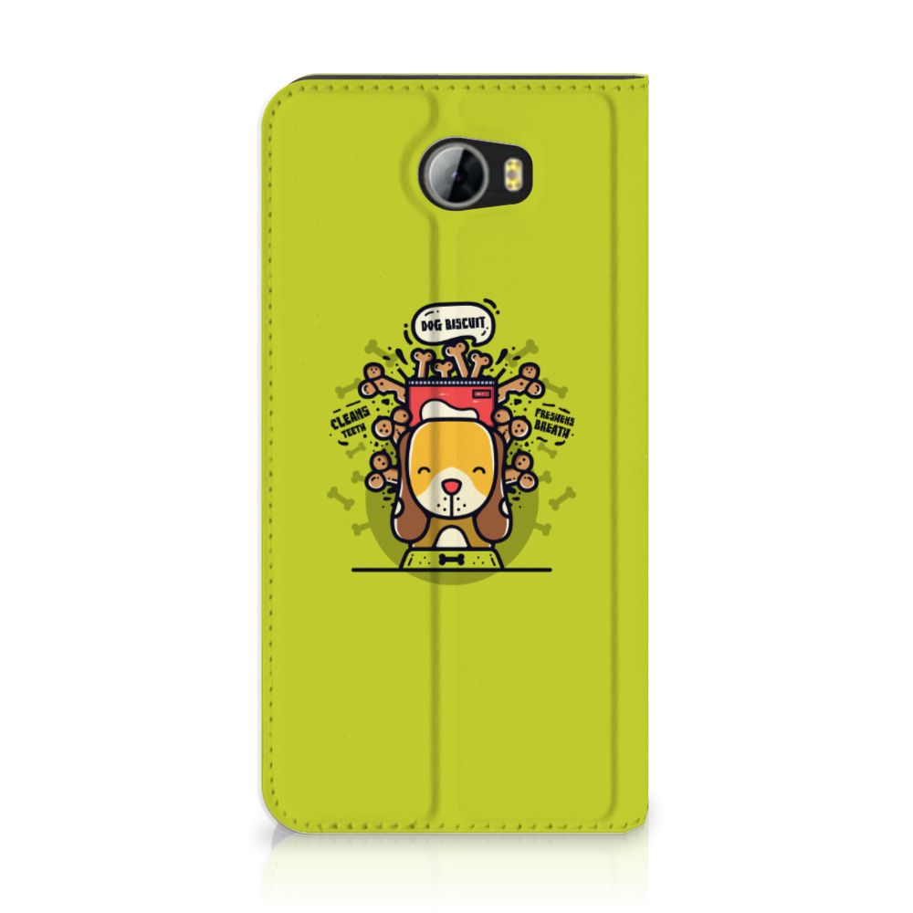 Huawei Y5 2 | Y6 Compact Magnet Case Doggy Biscuit
