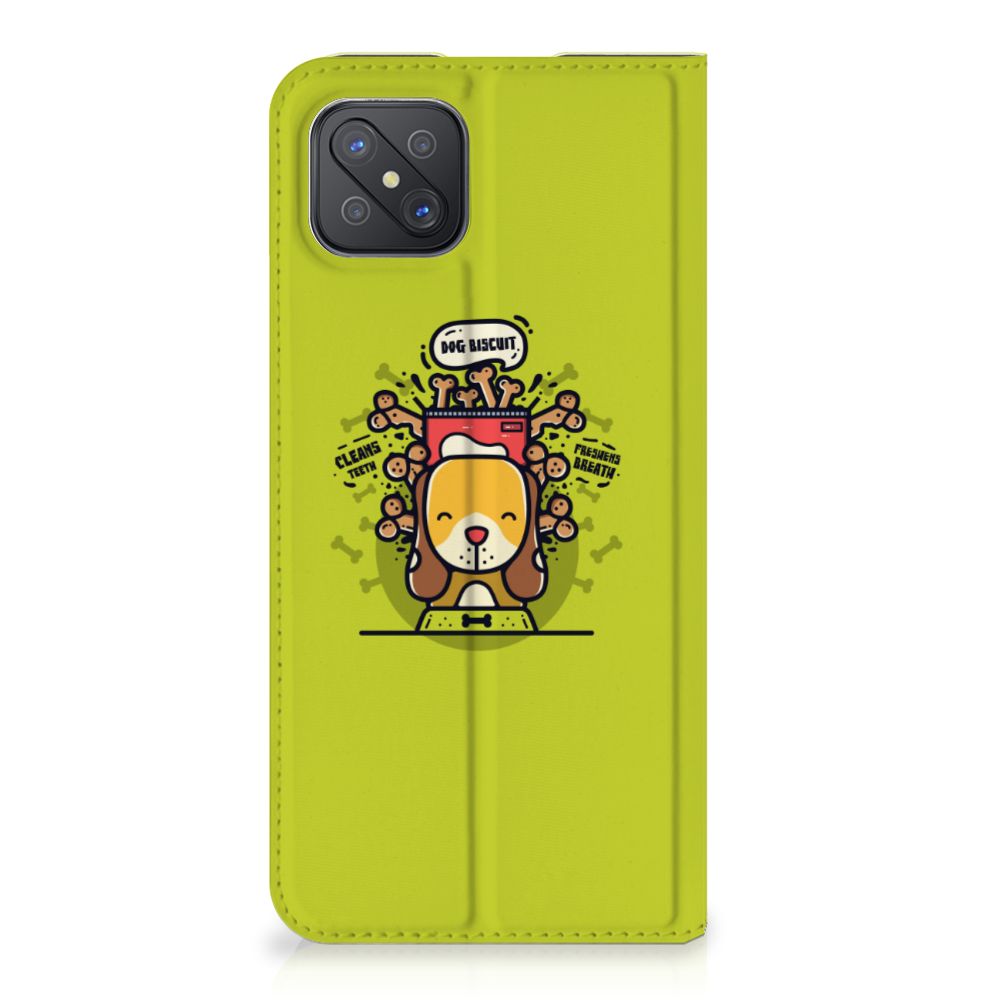 OPPO Reno4 Z 5G Magnet Case Doggy Biscuit