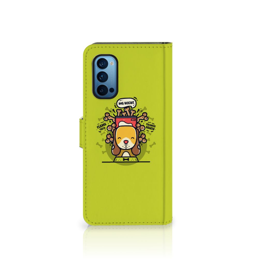 OPPO Reno 4 Pro 5G Leuk Hoesje Doggy Biscuit