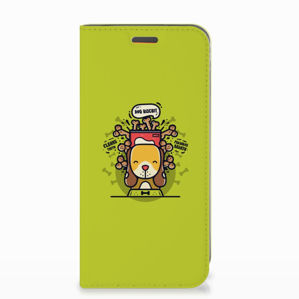 Motorola Moto E5 Play Magnet Case Doggy Biscuit