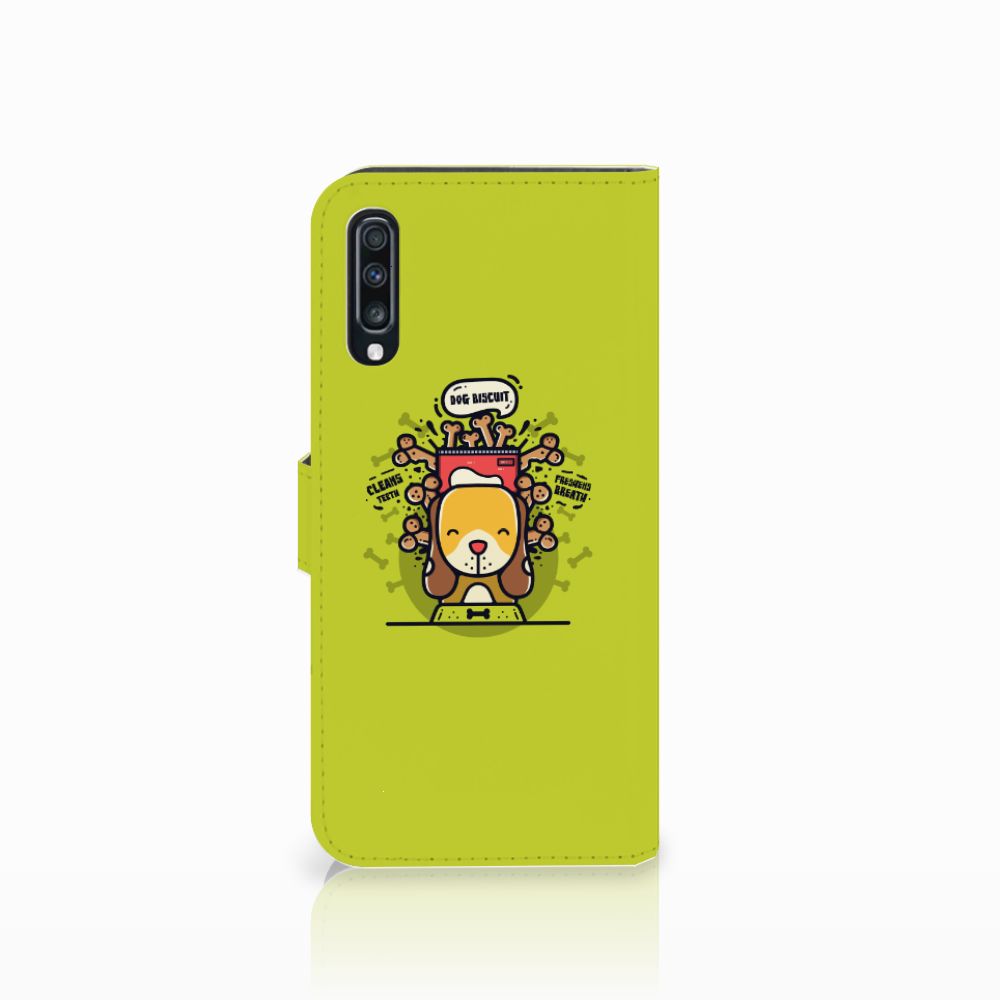 Samsung Galaxy A70 Leuk Hoesje Doggy Biscuit