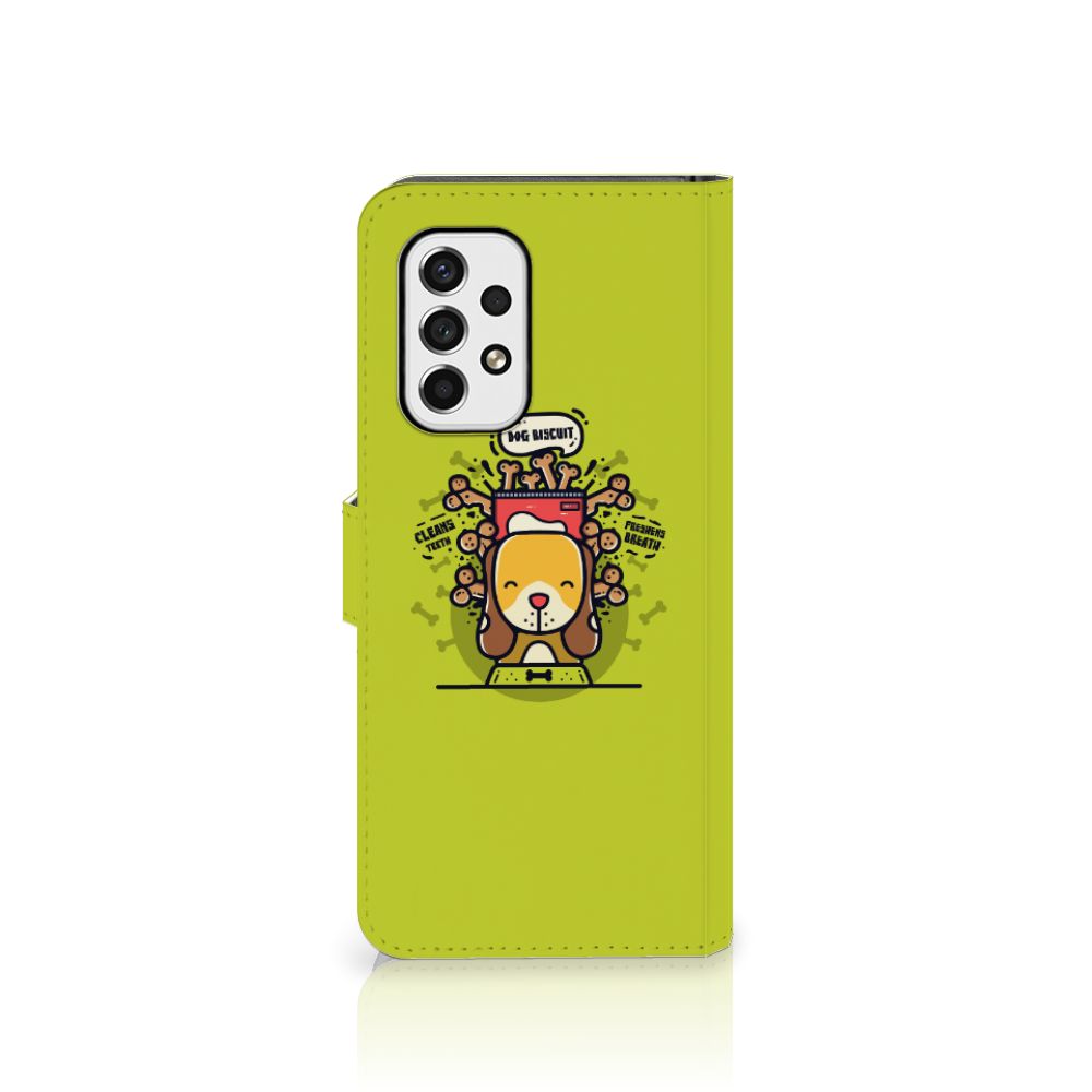 Samsung Galaxy A53 Leuk Hoesje Doggy Biscuit