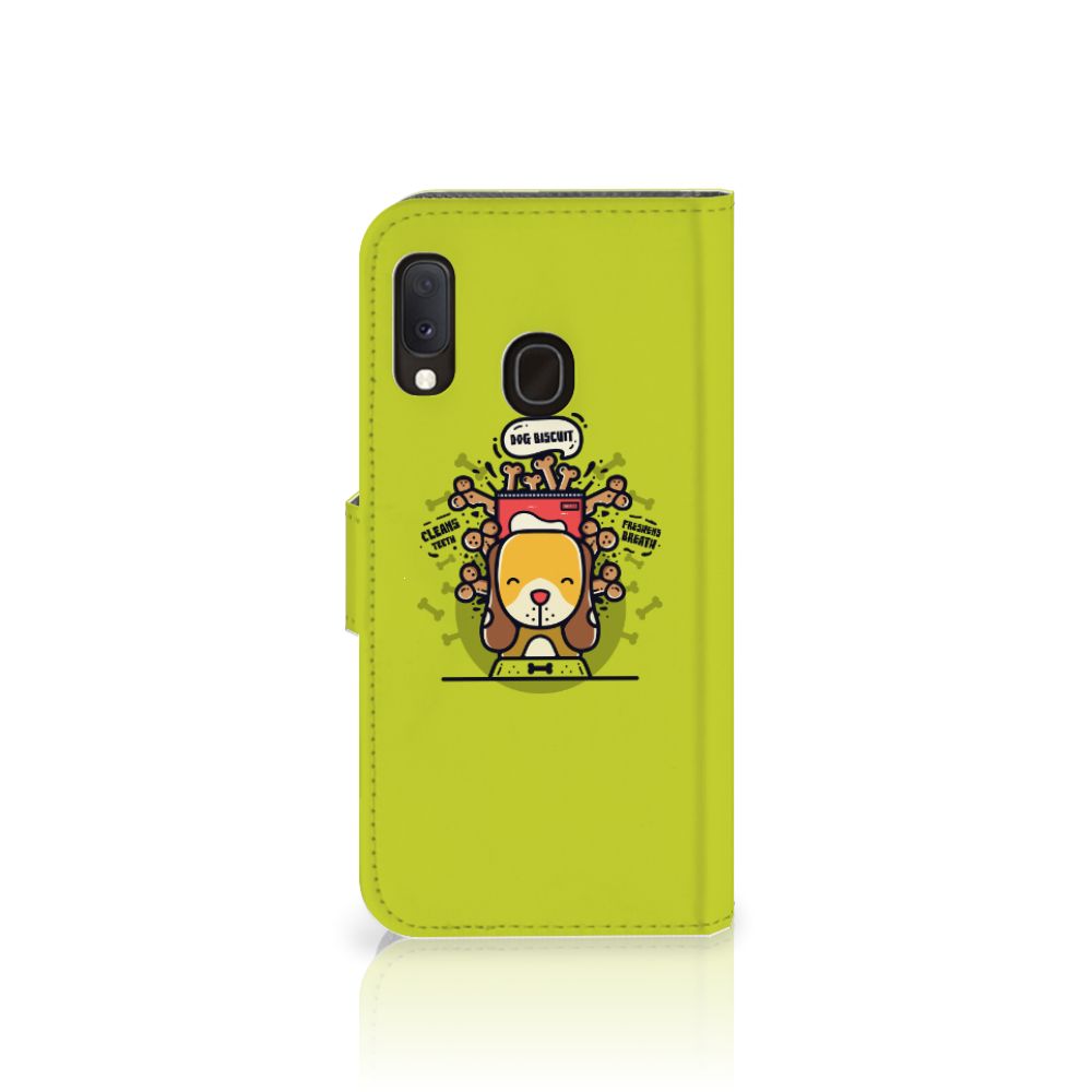 Samsung Galaxy A20e Leuk Hoesje Doggy Biscuit