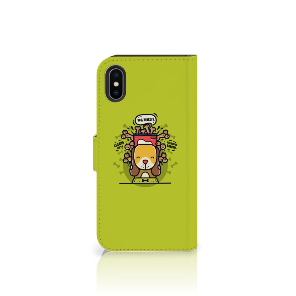 Apple iPhone X | Xs Leuk Hoesje Doggy Biscuit