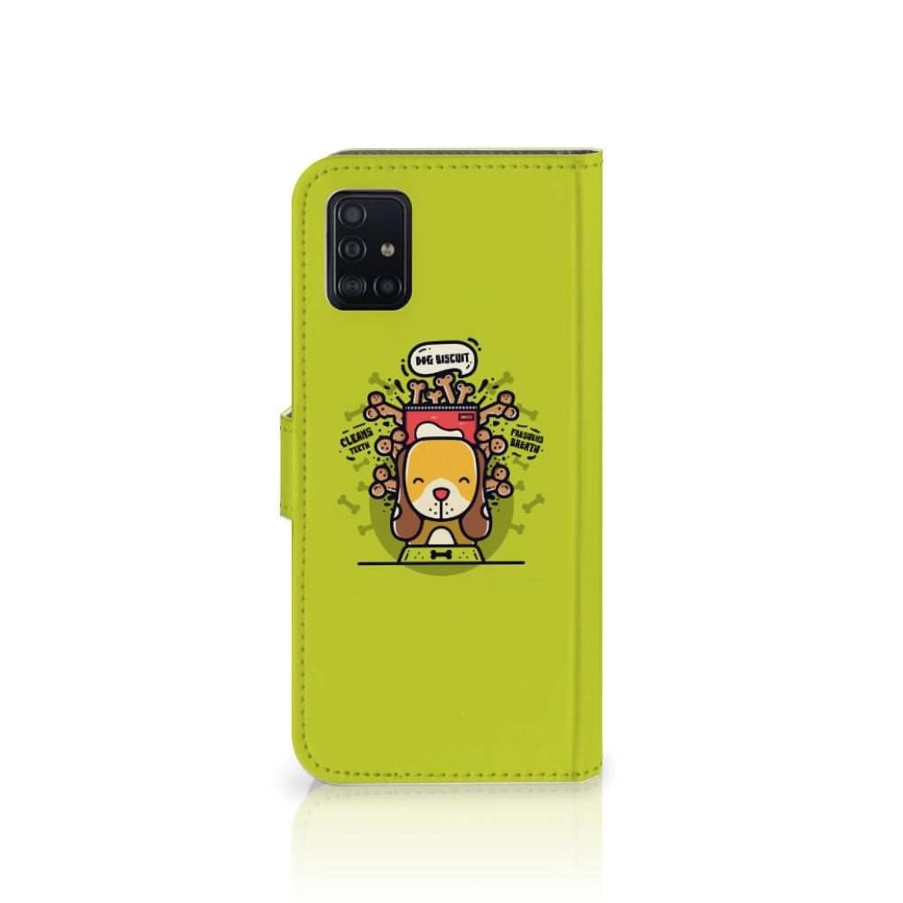 Samsung Galaxy A51 Leuk Hoesje Doggy Biscuit