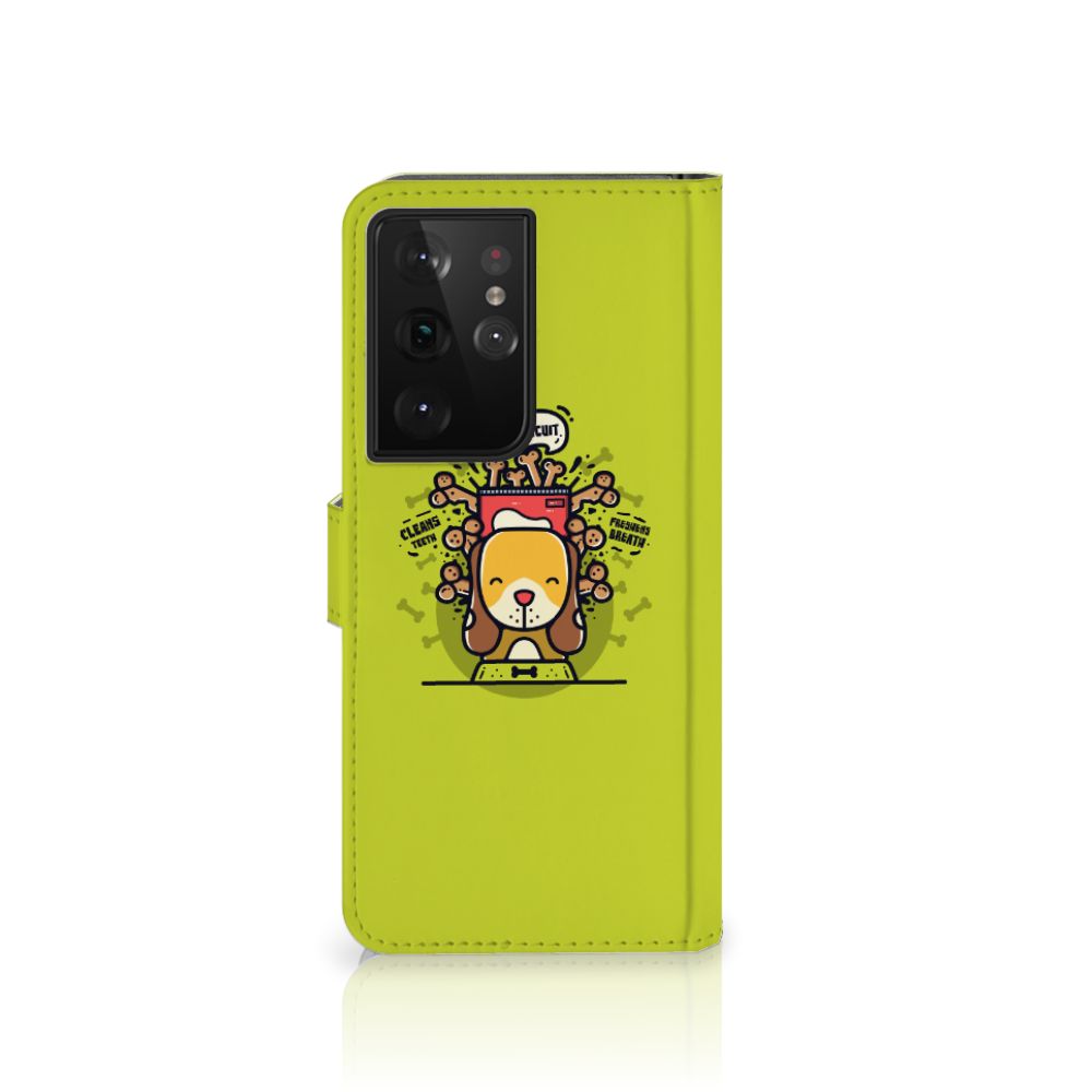 Samsung Galaxy S21 Ultra Leuk Hoesje Doggy Biscuit