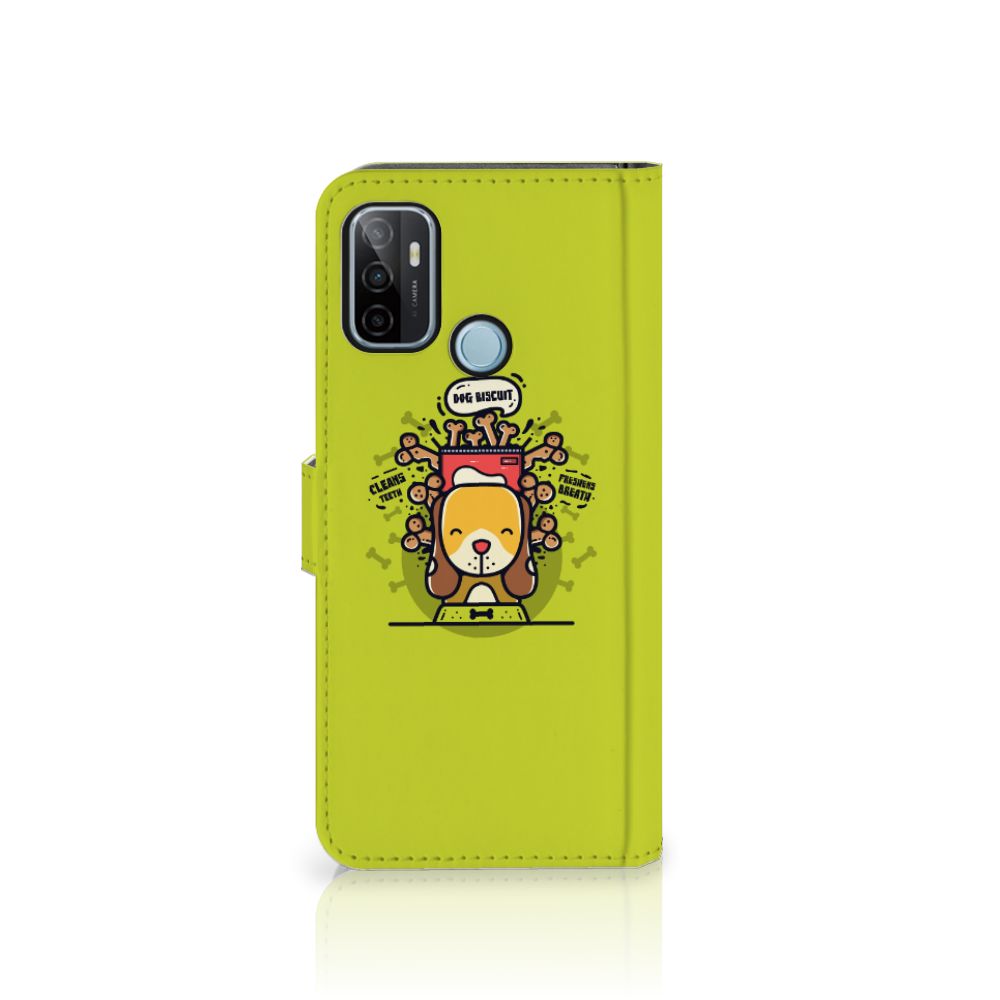 OPPO A53 | OPPO A53s Leuk Hoesje Doggy Biscuit