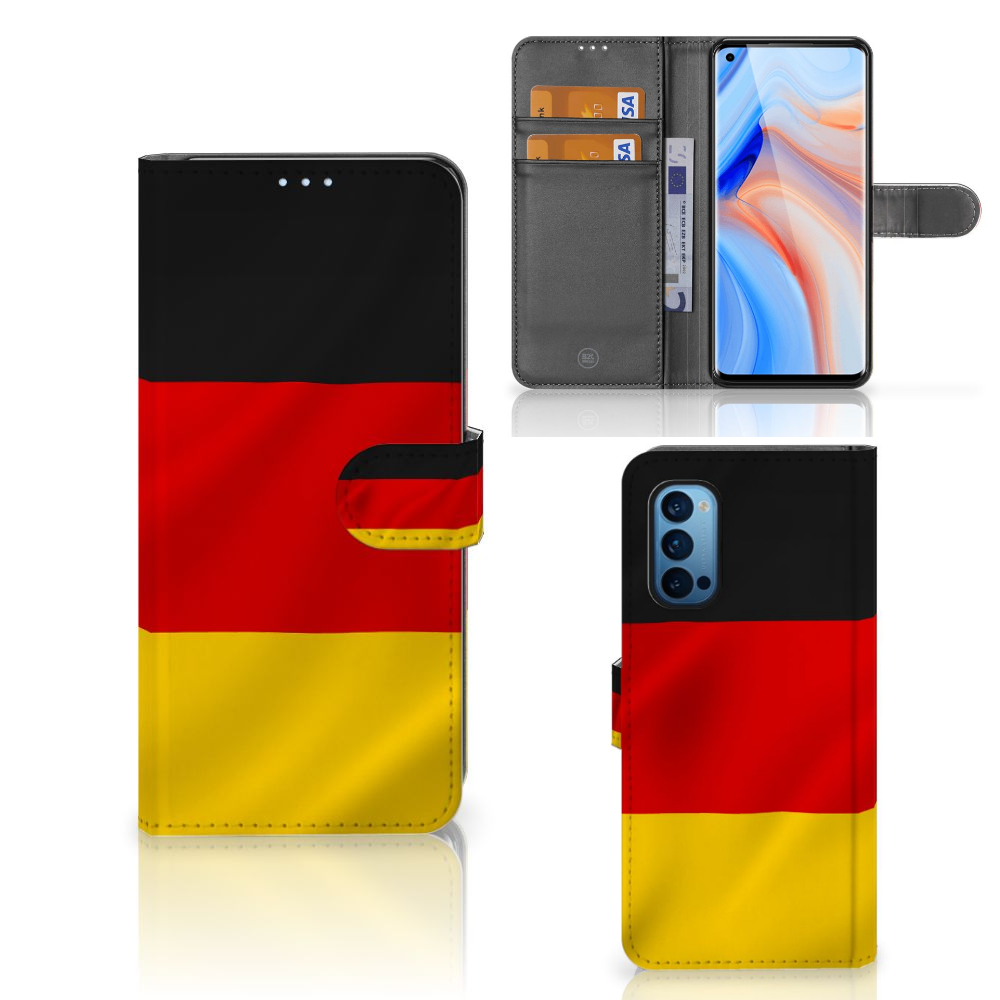 OPPO Reno 4 Pro 5G Bookstyle Case Duitsland