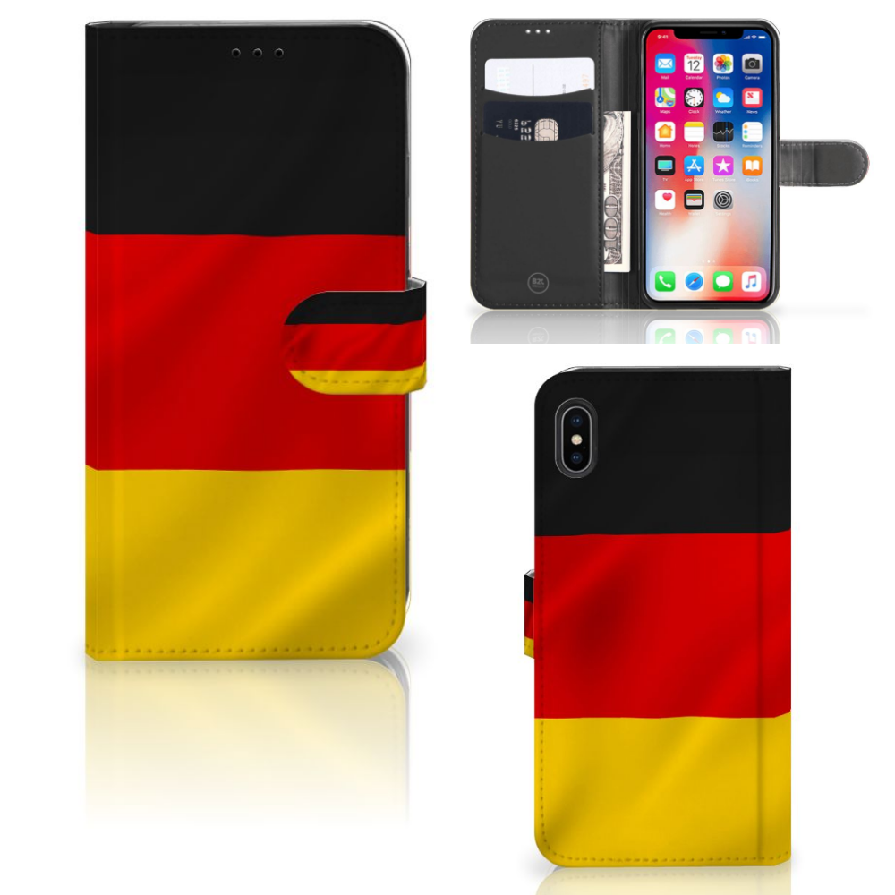 Apple iPhone Xs Max Bookstyle Case Duitsland