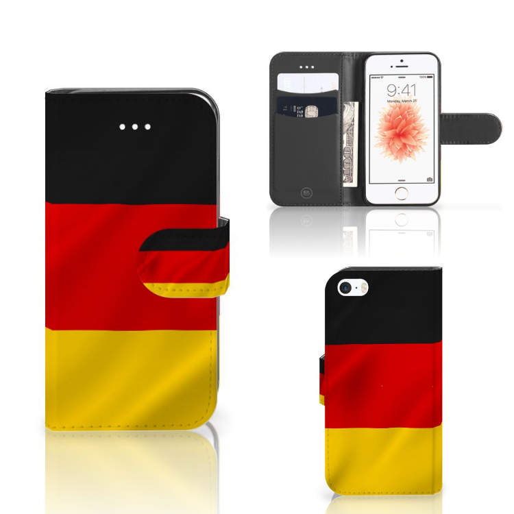 Apple iPhone 5 | 5s | SE Bookstyle Case Duitsland
