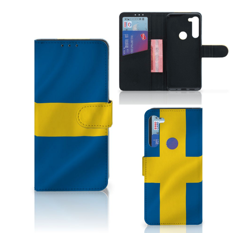 Motorola G8 Power Bookstyle Case Zweden