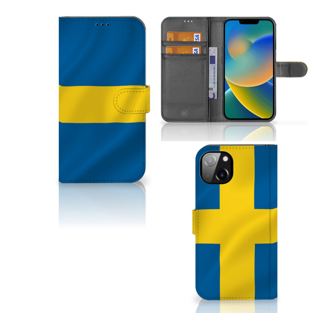 iPhone 14 Plus Bookstyle Case Zweden
