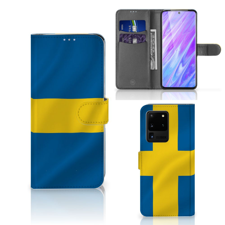 Samsung Galaxy S20 Ultra Bookstyle Case Zweden