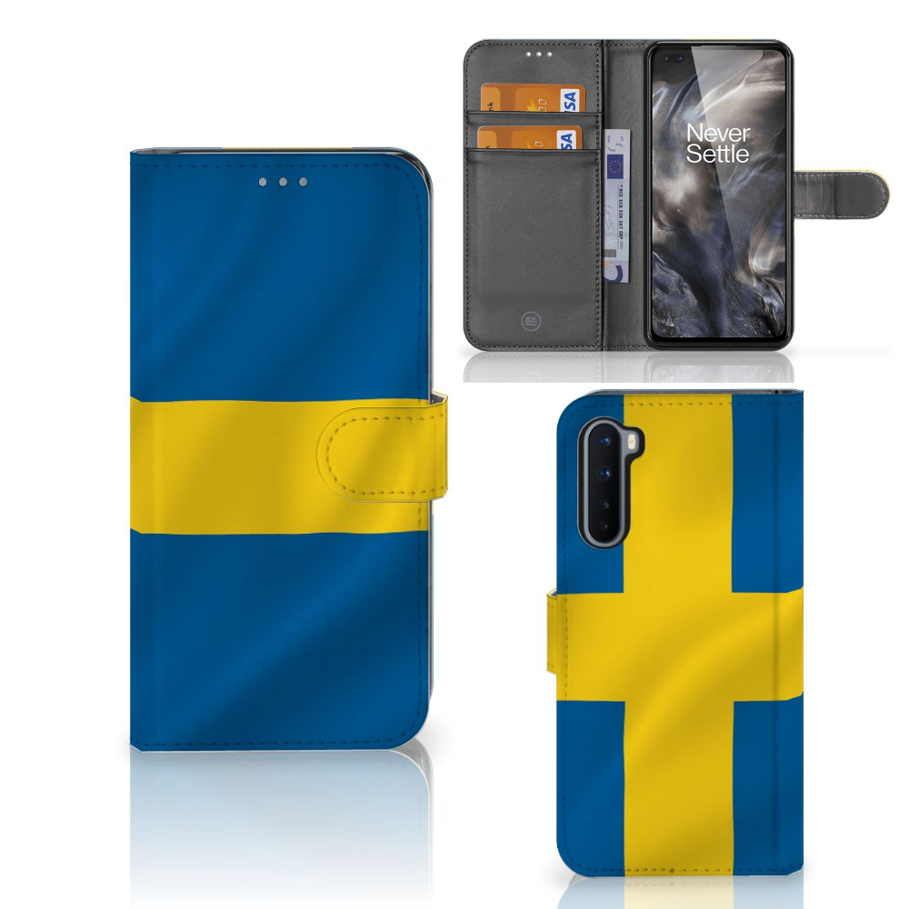 OnePlus Nord Bookstyle Case Zweden