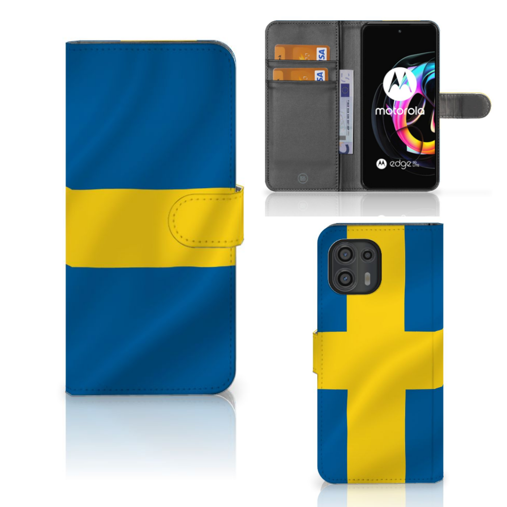 Motorola Edge 20 Lite Bookstyle Case Zweden