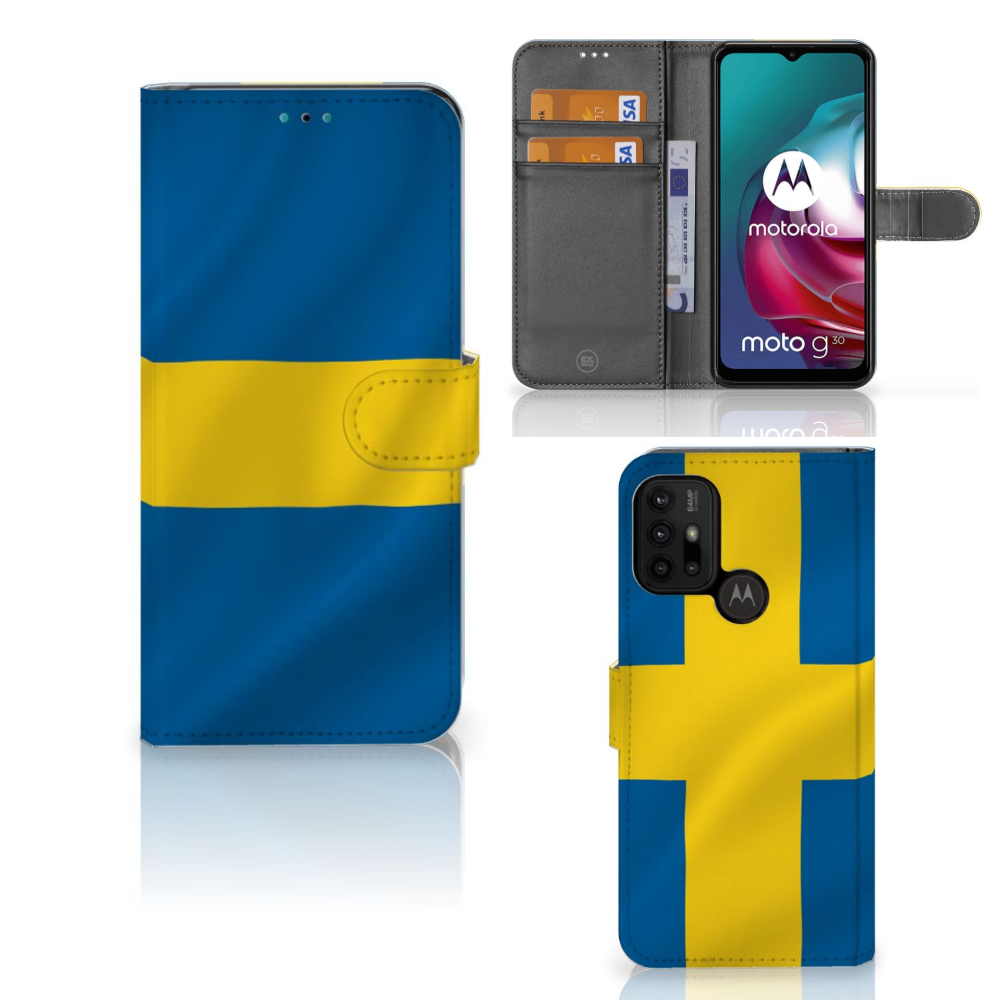 Motorola Moto G10 | G20 | G30 Bookstyle Case Zweden
