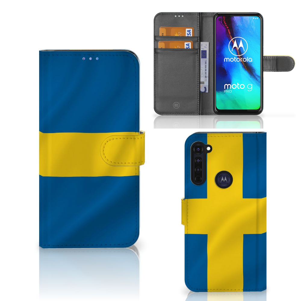 Motorola Moto G Pro Bookstyle Case Zweden