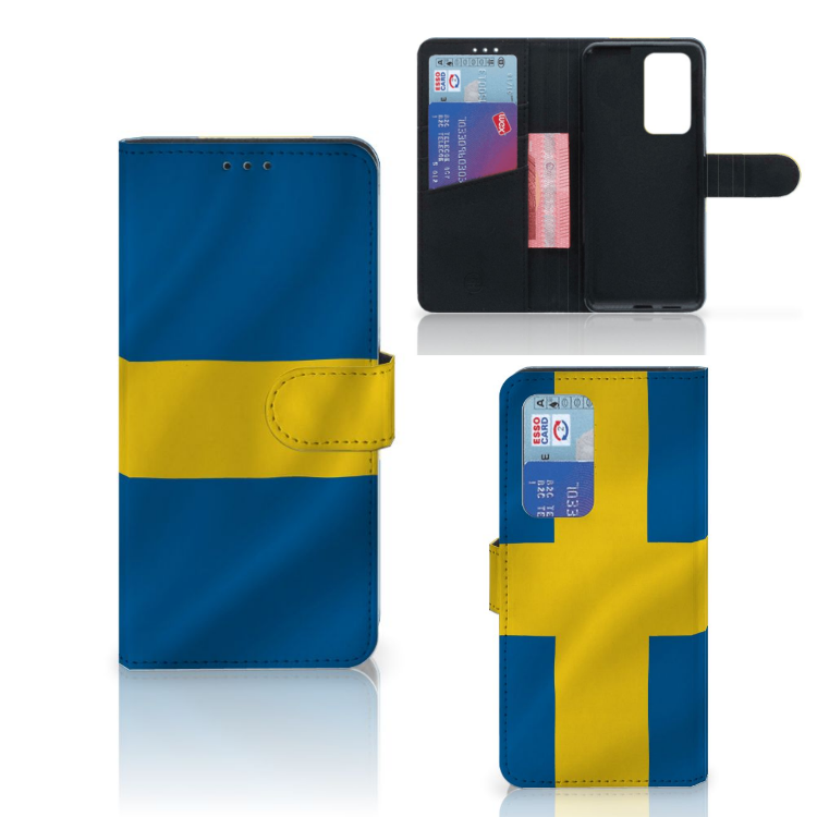 Huawei P40 Pro Bookstyle Case Zweden